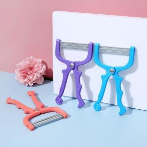 DFSFDC 1PCS Women Safety Handheld Exfoliator Skin Care Spring Threading Stick Spring Thread Depilator Facial Hair Remover Tool Hair Epilator Roller