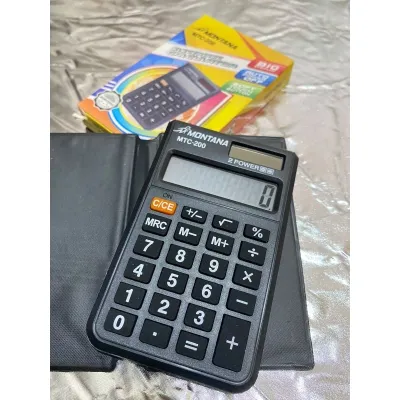 Kalkulator Saku Montana MTC-200 Alat Hitung warung Calculator