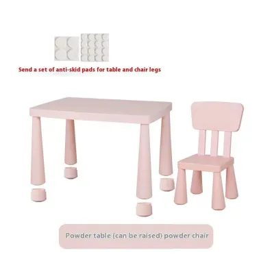 Playing Table Household Childrens Study and Chair Set Kids Game Writing Desk