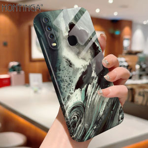 Hontinga เคสฟิล์มรวมทุกอย่างสำหรับ VIVO Y17 Y15 Y12เคสภาพยนตร์เกาหลีเคสโทรศัพท์สไตล์จีนเคสแข็งดีไซน์อุปกรณ์ป้องกันเลนส์เคสคลุมทั้งหมดกล่องกันกระแทกสำหรับเด็กผู้ชาย