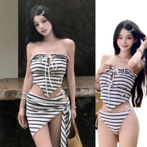 LALUNA SWIM บิกินี่ไปทะเล บิกินี่แซ่บๆ ชุดใส่ไปทะเล 🎈 มีไซส์ M-XL  น้ำหนัก 40-65 กก. Y344