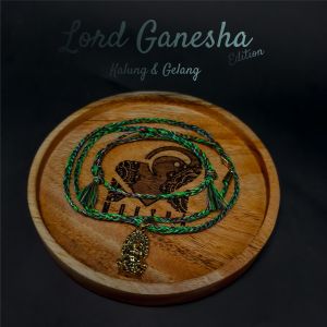 Gelang Tridatu Dewa Ganesha Edition Set Gelang & Kalung