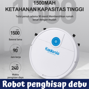 BISA COD Peralatan kebersihan rumah elektronik Robot penghisap debu aksesoris alat Vacuum Penyedot debu penyapu lantai Sensor 3 in 1 gadget rumah pintar