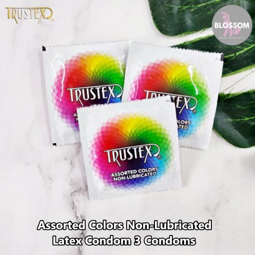 trustex assorted colors lubricated condoms Condoms