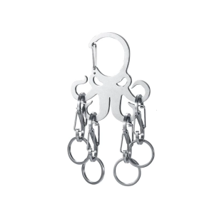 Móc khóa thép dễ dàng mang theo với nét quyến rũ cá độc đáo không làm mờ các tổ chức chính dễ dàng mang theo EVERYDAY