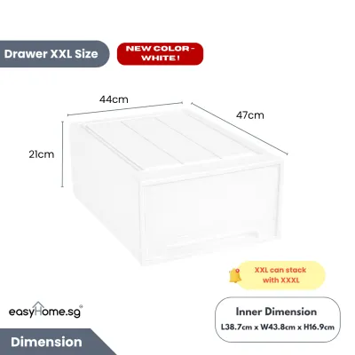 Storage Drawer - Organizer Plastic Box (6 sizes available)