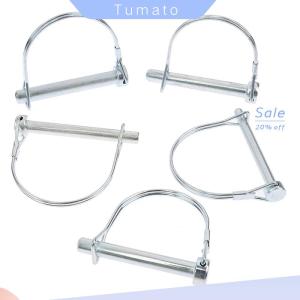 Tumato Heavy Duty Marine Trailer Coupler Safety Pin D Ring Round Arch Locking Lock Pin