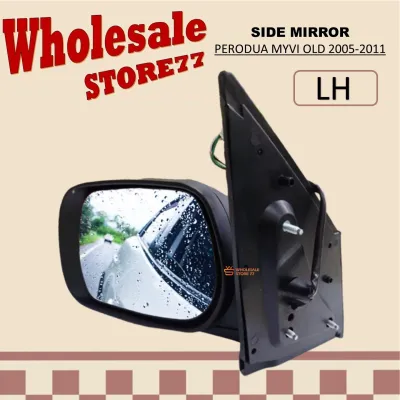 READY STOCK | PERODUA MYVI OLD 2005-2011 Gen1 Side Mirror Assy 5 Wire Cermin Sisi Baru High Quality