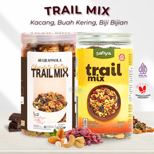 Trail Mix Lengkap Premium | With Almond Mete Nut Seed Dried Fruit Makanan Sehat & Cemilan Diet