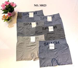 6Pcs Boxer SPACH M023 Seamless Motif / CD Pria Dewasa / Motif Corak / Warna Random