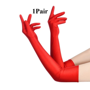 Elegant Party Gloves Ladies Wedding Performance High Elastic Sun Protection Satin Gloves Elegant