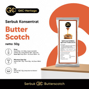 Bubuk Minuman butterscotch 50gr Powder Gkc Heritage