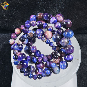 Galaxy Universe Colorful Tiger Eyes Bracelet