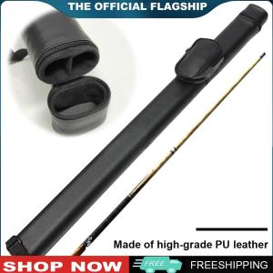 [ZENLEA6] Pool Cue Stick Carrying Bag Cue Case Carry Bag Leather Portable Baseball Bat Bag Stick Cover Fit for 1/2 Snooker Billiard