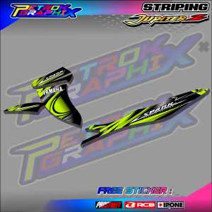 STRIPING VARIASI JUPITER Z BURHAN / STICKER LIST MOTOR VARIASI JUPITER Z BURHAN
