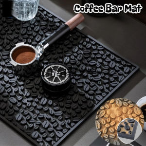 Bar Countertop Soft Rubber Mat Silicone Anti-slip Coffee Mat Drying Mat Table Placemat