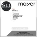 Mayer MMSS882HI/MMGH882HI  86 cm 2 Burner Stainless Steel / Glass Gas Hob 2 YEARS LOCAL MANUFACTURER  WARRANTY. 