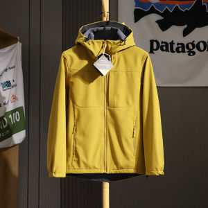 2026 Soft shell popularity king! Tada Pingti! Mens and womens outdoor scratch-resistant wear-resistant windproof and water-proof versatile hooded jacket