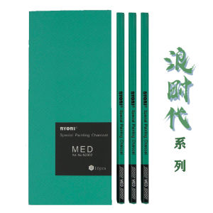 Neoni Charcoal Pencil Sketch Soft Medium Hard Set Quick Sketch Charcoal Pencil Art Student Drawing Pencil Non-Breaking Lead  NYONI