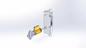 House Guard 1-1/4 Inch Lock Cylinder Replacement 5 Pin Keyed