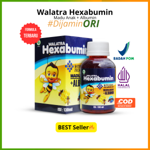 Walatra Hexabumin Madu Albumin Vitamin Gizi Herbal Nutrisi Pertumbuhan dan Perkembangan Anak BPOM