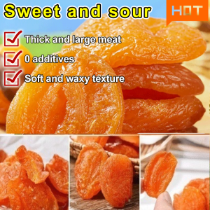 Freeze Dried Dried Apricots Soft Leisure Snacks Sugar-lowering And Lipid-lowering Pitted Dried Apricots No Sugar Added Pitted Dried Red Apricots Healthy Snack For Kids And Adults Middle Eastern Dessert Ingredient Pitted Fruit Snack Dried Apricots