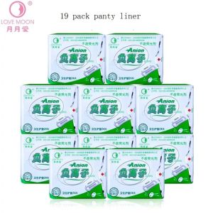 10 Pack Love Moon Anion Sanitary Pads 100% Cotton Anion Pads Winalite Anion Love Moon Strip Panty Liner Feminine Hygiene Product for Women
