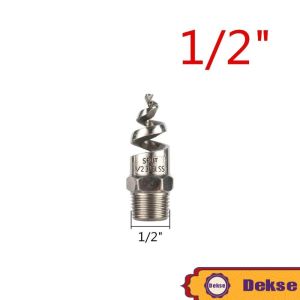 1/2 Inch Jet Nozzle Spray Spiral / Sprinkler Spiral Cone Stainless Steel