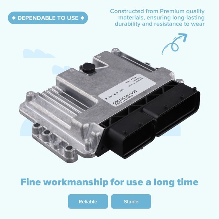 Foton Control Module 【SJJO MALL】Engine Computer Module 0281013326 Unit ECU Control Board for ...