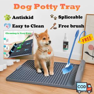 Dog Training Potty Pad Dogs Toilet Puppy Pee Tray Urinal Large Flatbed Pet Toilets Spliceable