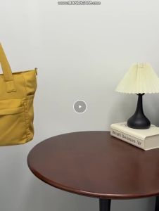 Wide Rectangular Casual Tote Lightweight Wrinkle Resistant Nylon Multi Layer Side Storage Pouch All Match Travel Fitness Messenger Bag alo bag