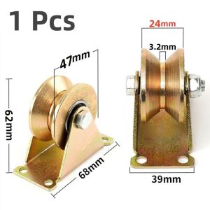 50mm Emas Roda Gerbang Pagar Besi/ Roda Pintu Pagar Besi/Roda Besi Pagar Roda Rel