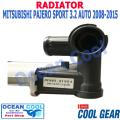 หม้อน้ำ มิตซูบิชิ ปาเจโร่ สปอรต์ 3.2L เกียร์ ออโต้ ปี 2008 - 2015 RD0038 Cool Gear รหัส 261470-1100  Radiator MITSUBISHI PAJERO SPORT 3.2L AUTO  AT Ocean cool  อะไหล่ รถยนต์. 