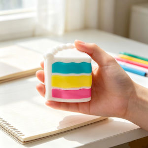 New Cake Squishy Fidget Toy Funny Pizza Shape Squeeze Pinch Toy Stress-relieving Toys for Kids