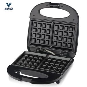 Waffle Maker Belgian Waffle Maker Portable Waffle Making Machine Anti-scalding Mini Waffle Maker Machine for Breakfast [Vodool Center]