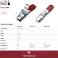 VICTORINOX กรรไกรตัดเล็บแบบสวิส เล็กกระทัดรัด พกติดตัวสะดวก มีความคมสูง ผลิตจาก STAINLESS STEEL ที่เงางามดูหรูหรา 👉👉Swiss Made. 