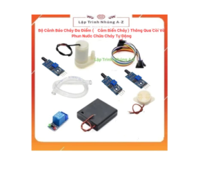 [Lập Trình Nhúng A-Z] Bộ Cảnh Báo Cháy Đa Điểm (3 Cảm Biến Cháy) Thông Qua Còi Và Phun Nước Chữa Cháy Tự Động