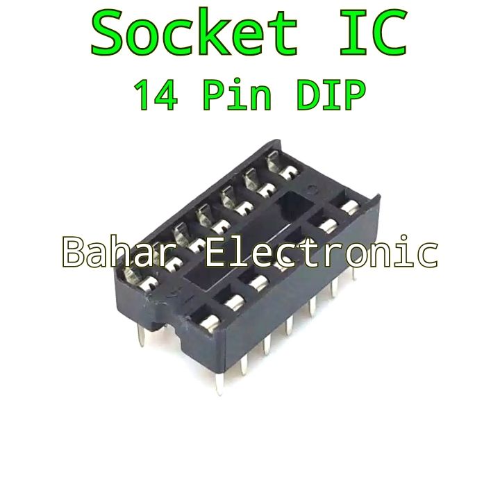 Socket IC 14 Pin DIP Harga Per 1 Biji Komponen Elektronik | Lazada ...