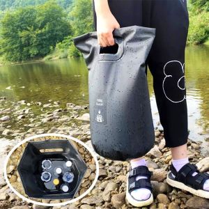 SGFDD Foldable Garden Bucket Portable Bucket Fishing Convenient Water Bag Storage Bag Water Bucket Folding Bucket Fishing Bucket Collapsible Bucket