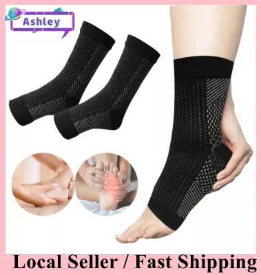 (SG Seller)Unisex Compression Socks Foot Sleeve Plantar Fasciitis Anti Fatigue Men Women Ankle Socks Ankle Brace Support Sport Socks Pain Relief Socks-WZ126