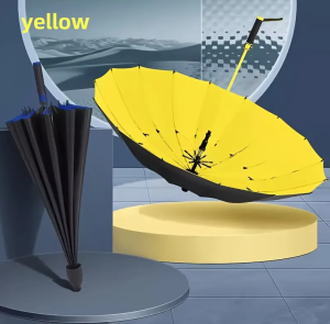 Umbrella Golf Umbrella Waterproof Cover Umbrella Long Handle Straight Rain Umbrella With Waterproof Cover Case - Keimav