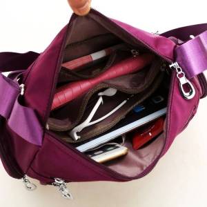 [จัดส่งใน 24 ชม.] กระเป๋าสะพายผญ กระเป๋าสะพายไหล่ กระเป๋าผ้า กระเป๋าแฟชั่นผญ XIUXIANXILIE งานละเอียด ความจุใหญ่ (OD637)