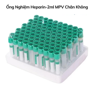 [HỎA TỐC] Ống Heparin 2Ml Nắp Cao Su Xanh Lá Ống Nghiệm Tách Huyết Tương Cho Ion Đồ NH3 Alcohol