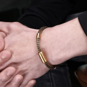 FDA Medical Device Registration Power Ionics New Design 316 Steel Mesh Net Fashion Retro Anions Bracelet Free Engrave