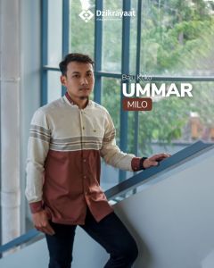 Kemeja Koko Lengan Panjang Dzikrayaat DZ-527 Umar Milo Panjang - Baju Koko Dzikroyat/Zikroyat