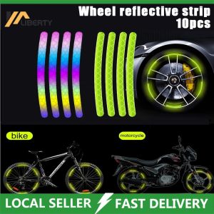 Car Wheel Stripe Reflective Sticker Reflective Decoration Strips For Night Safety Driving