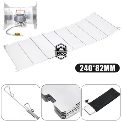 Penahan Angin Kompor Gunung Portable Bahan Aluminium Kuat Dan Kokoh - Windshield Stove Alloy Camping