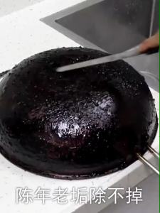 洗锅底神器锅底黑垢清洁剂厨房擦铁锅不锈钢清洁膏强力去油污焦渍Basuh bahagian bawah periuk periuk bawah pembersih kotoran hitam periuk besi lap dapur pes pembersih keluli tahan karat pes noda minyak yang kuat