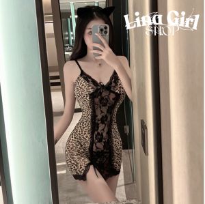 LINA GIRL ชุดนอน ชุดนอนซีทรู ชุดนอนเดรส เดรสสั้นเดรสเซ็กซี่ 😍 สายเดี่ยวโชว์อก เปิดหลัง พร้อมจัดส่ง LN -315