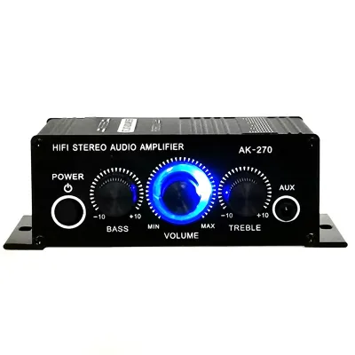 Bộ Khuếch Đại Mini Ak270 400W 12V Bộ Khuếch Đại Âm Thanh Stereo Bluetooth Kỹ Thuật Số Hifi Micro Radio Fm Máy Phát Tại Nhà Xe Hơi